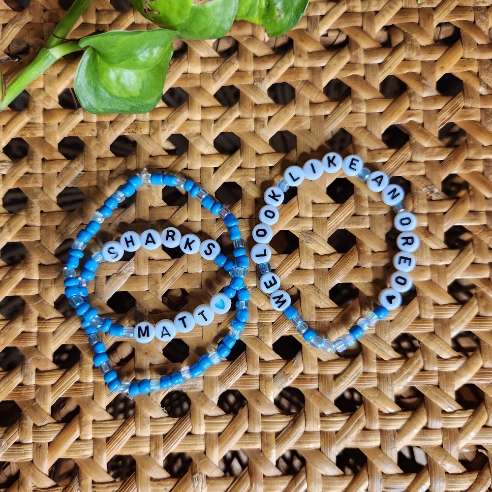 Matt sturniolo team bracelet set! 💙🦈
